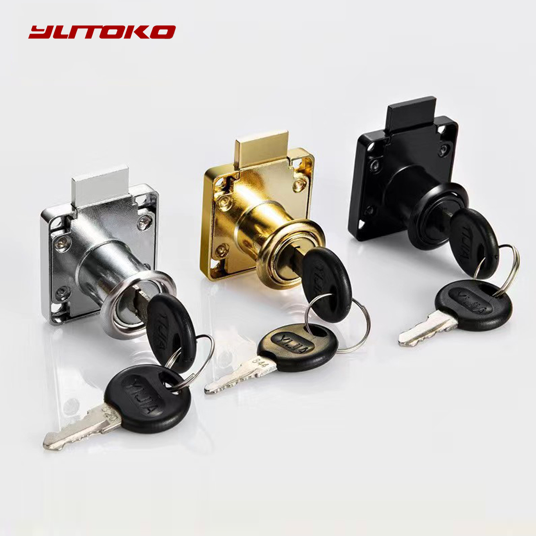 Furniture Interlocking Hardware - Yutoko 高級デスク引き出しロック ワードローブロック キャビネットロック 家具カムロック