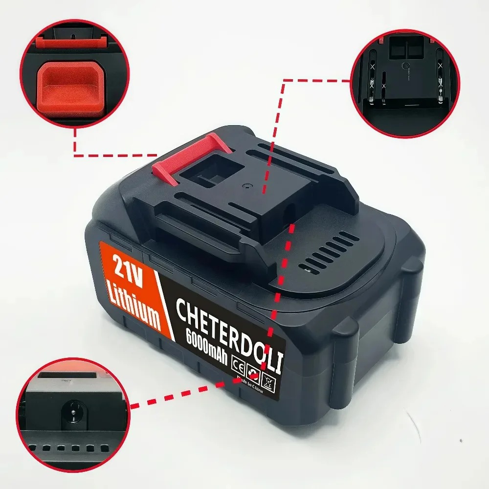 マキタ用 21V 6.0Ah スマートバッテリー 5S2P  - Makita Drill Hp1640 のレビューと価格