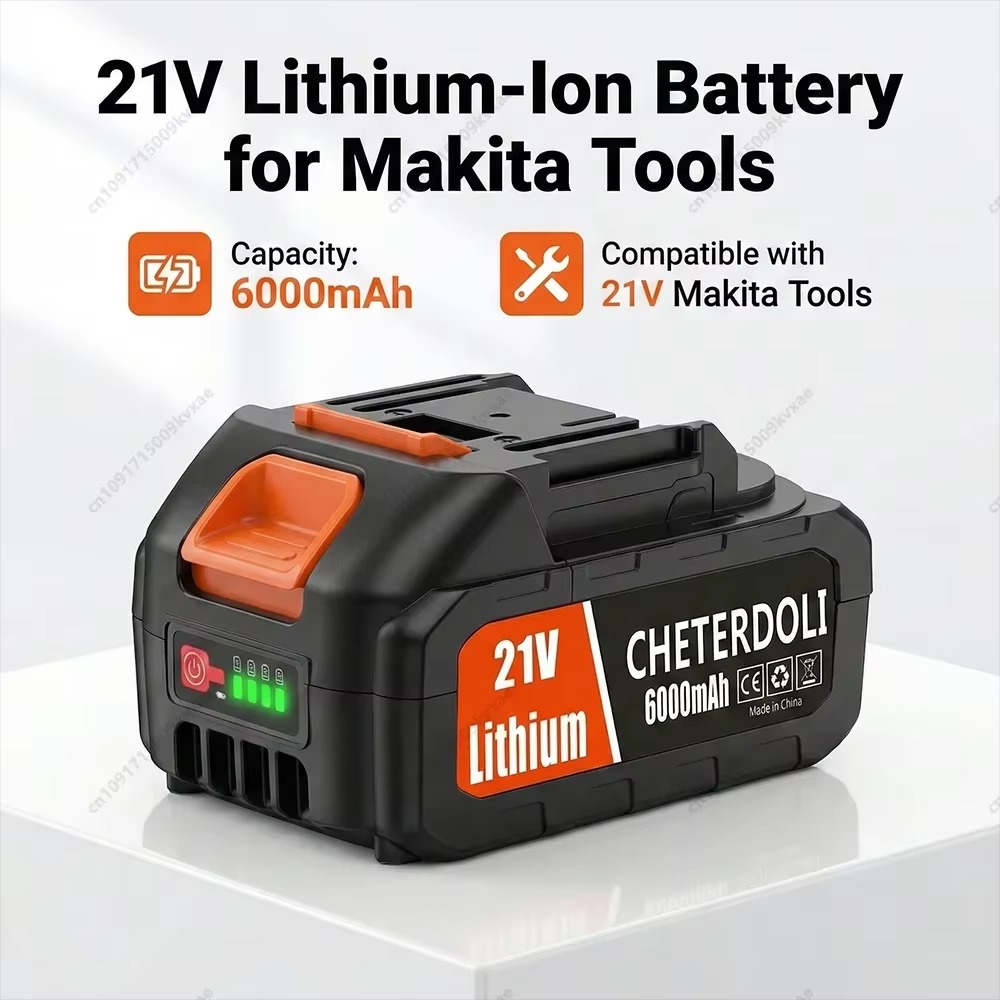 マキタ用 21V 6.0Ah スマートバッテリー 5S2P  - Makita Drill Hp1640 のレビューと価格