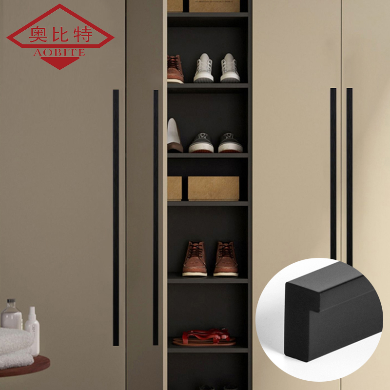 Aobite-黒のアルミドアハンドル,1200mm,クローゼ - Vintage Furniture Hardware Pulls のレビューと価格
