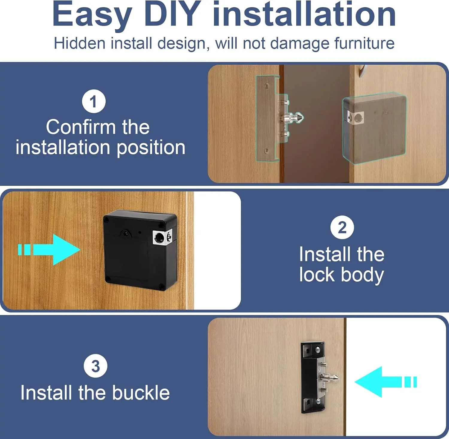 携帯電話NFCスマートロッカー電子錠RFID13.56mhz - Furniture Interlocking Hardware のレビューと価格