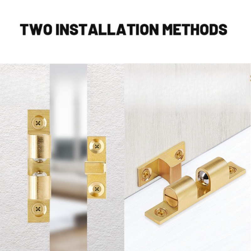 3/6 個キャビネットクローゼットドアボールキャッチ、真鍮ダ - Furniture Interlocking Hardware のレビューと価格