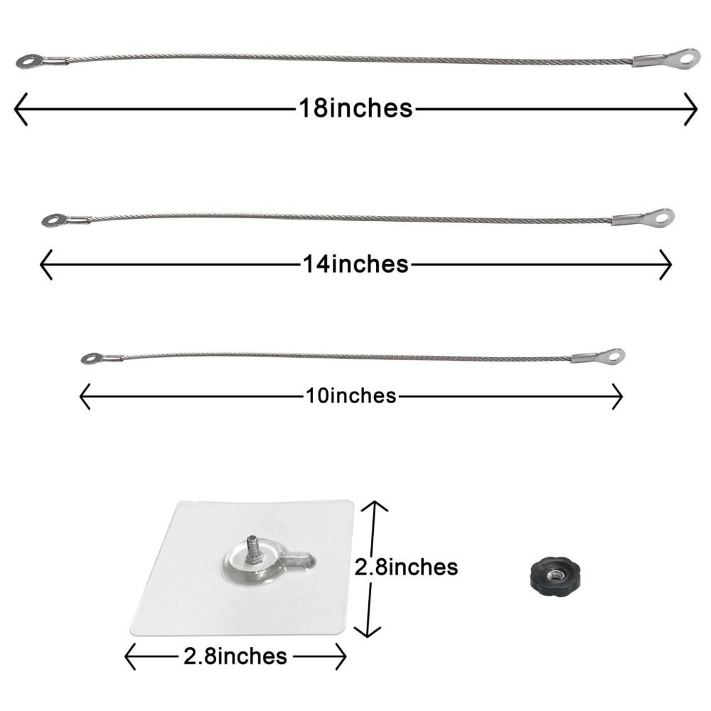 6パック転倒防止家具ストラップステンレス鋼粘着式家具アンカー - Furniture Interlocking Hardware のレビューと価格