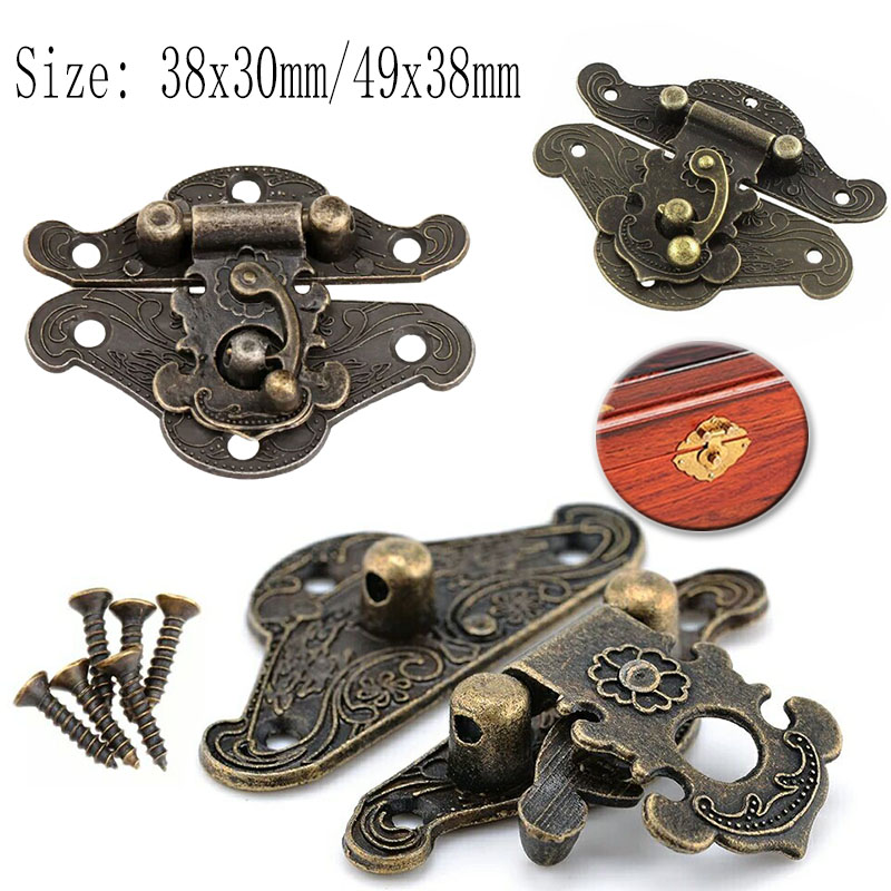 5/10 個ヴィンテージメタルハードウェア家具木箱レザーバッ - Furniture Interlocking Hardware のレビューと価格