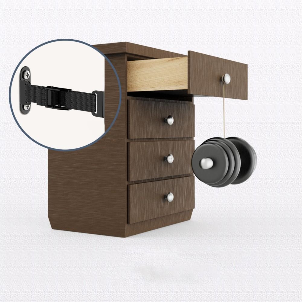 簡単設置耐震家具アンカー調整可能なユニバーサル壁アンカーユニ - Furniture Interlocking Hardware のレビューと価格