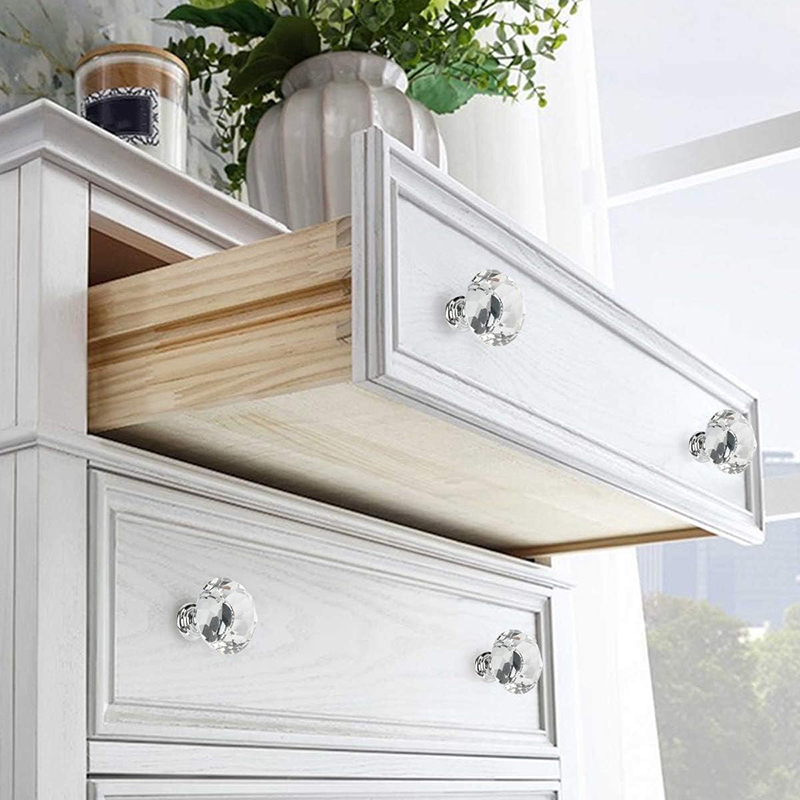 6 個のキャビネットノブネジ付き 30 ミリメートルラウンド - Furniture Interlocking Hardware のレビューと価格
