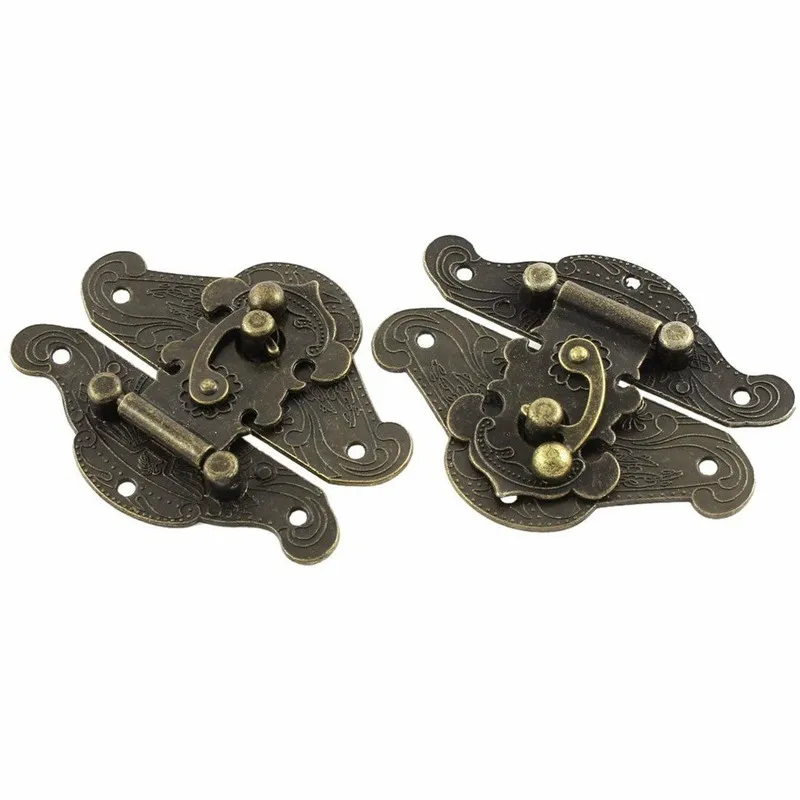 5-20個のヴィンテージメタルハスプラッチクラスプ、ネジ付き - Furniture Interlocking Hardware のレビューと価格