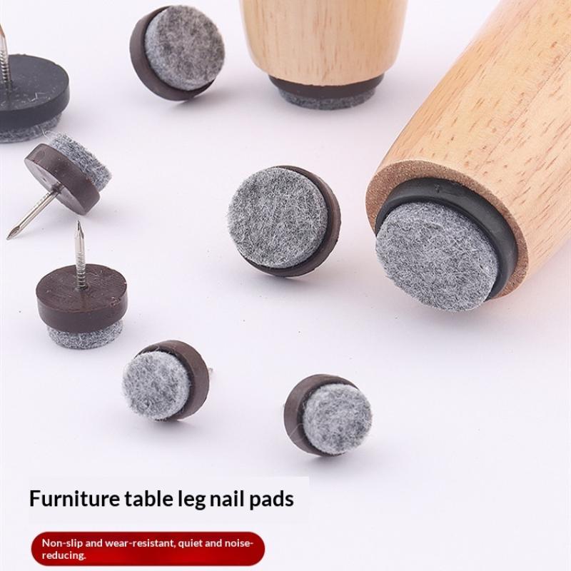 10個入り プラスチック製 滑り止めフェルト製 ネイルパッド - Furniture And Hardware のレビューと価格