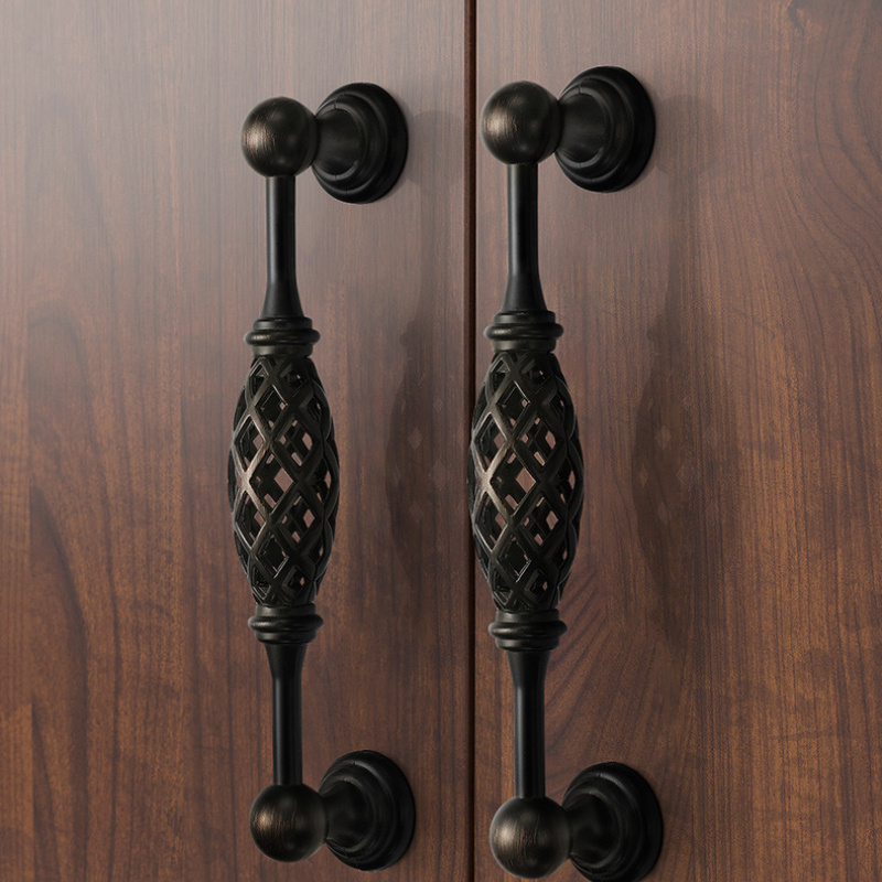 1pc ヴィンテージアンティークブロンズキャビネットハンドル - Vintage Furniture Hardware Pulls のレビューと価格